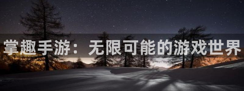 巅峰国际登陆：掌趣手游：无限可能的游戏世界