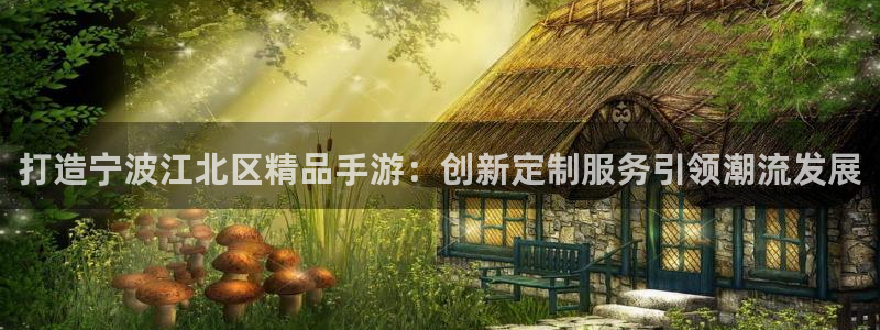 巅峰国际登录：打造宁波江北区精品手游：创新定制服务引领潮流发